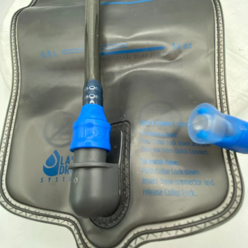 Outdoor Products 2L Hydration Bladder Reservoir Last Drop System Smoke Blue